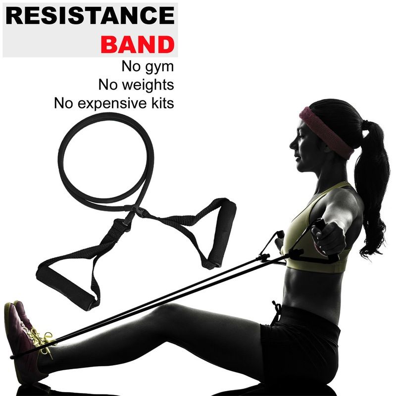 One line tension rope, elastic rope, chest expansion, open back, home dormitory, stretching and fitness equipment, multifunctional chest expansion and stretching device