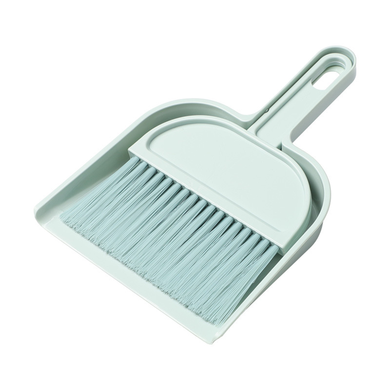 Mini Dustpan and Brush Set, Multi-Functional Cleaning Tool with Hand Broom Brush, Plastic Dust Pan

