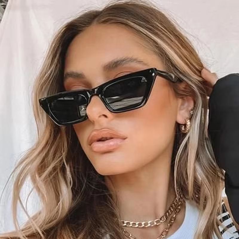 8839-H2 New Square Eyewear Fashion Vintage Sunglasses Women Brand Designer Retro Rectangle Sun Glasses Female Ins Popular Colorful
