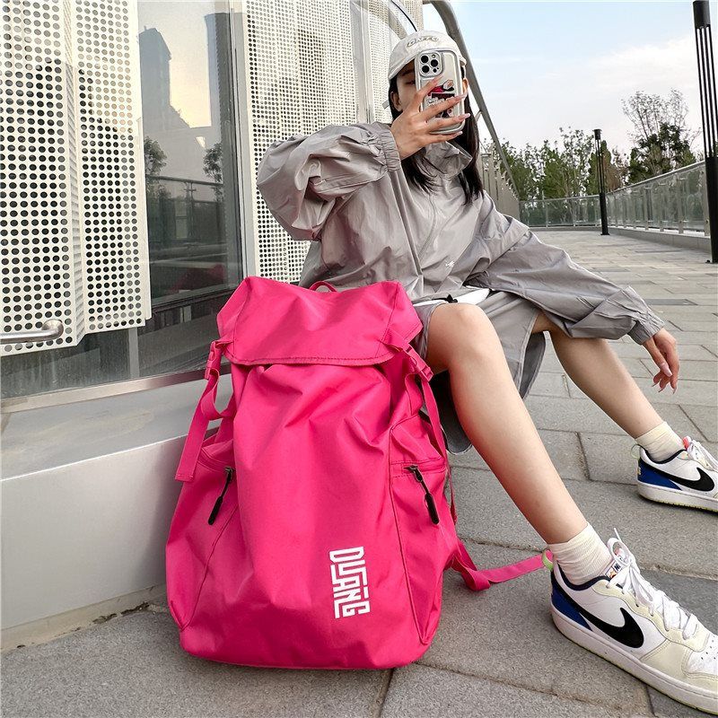 Backpack for men, large capacity travel bag, business trip bag, junior high school student sports backpack, computer bag, trendy and cool women's bag
Bag