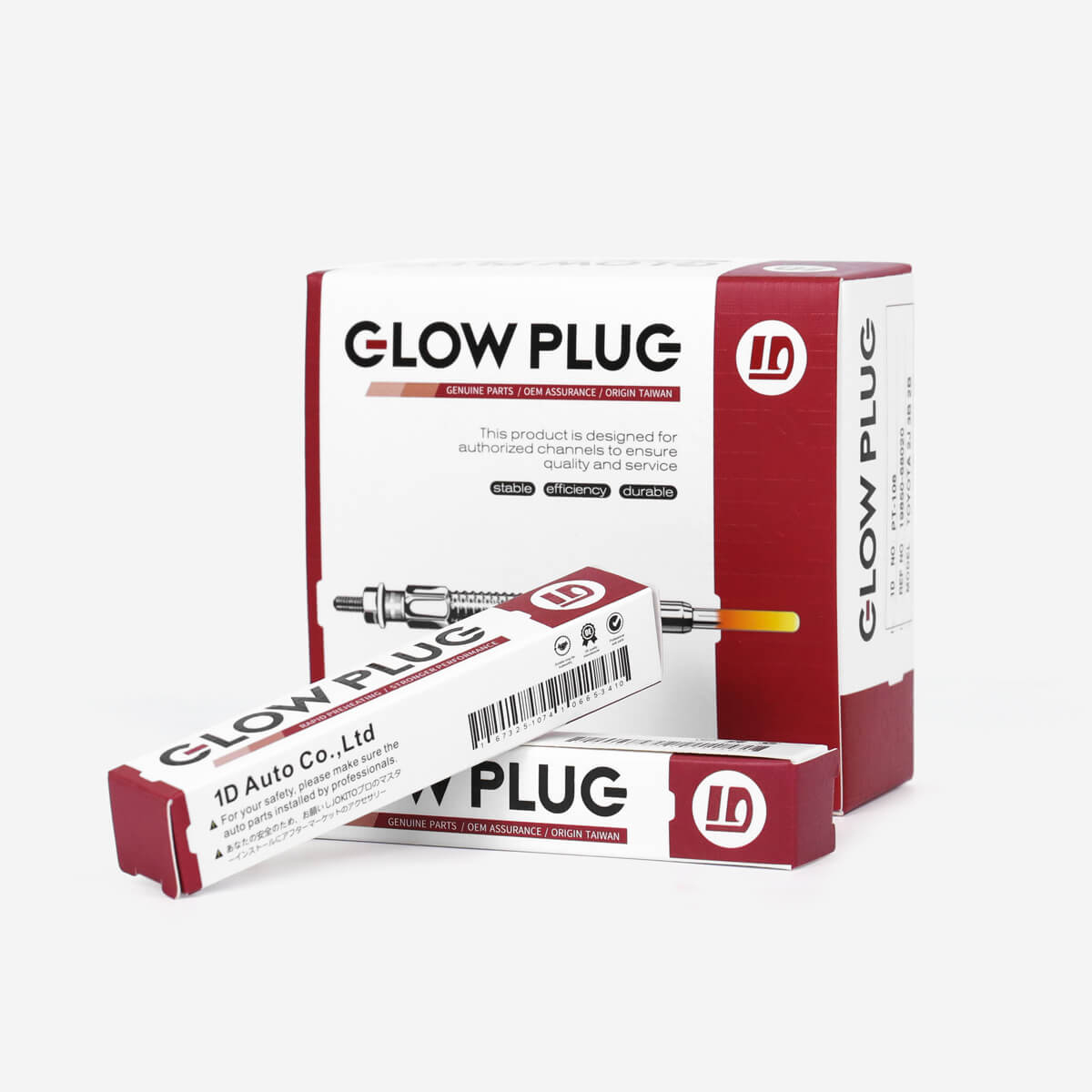 PT-108 19850-68020 1D Glow plugs For Japan engine spare parts 2J,3B,2B 10 pcs in a box/piece