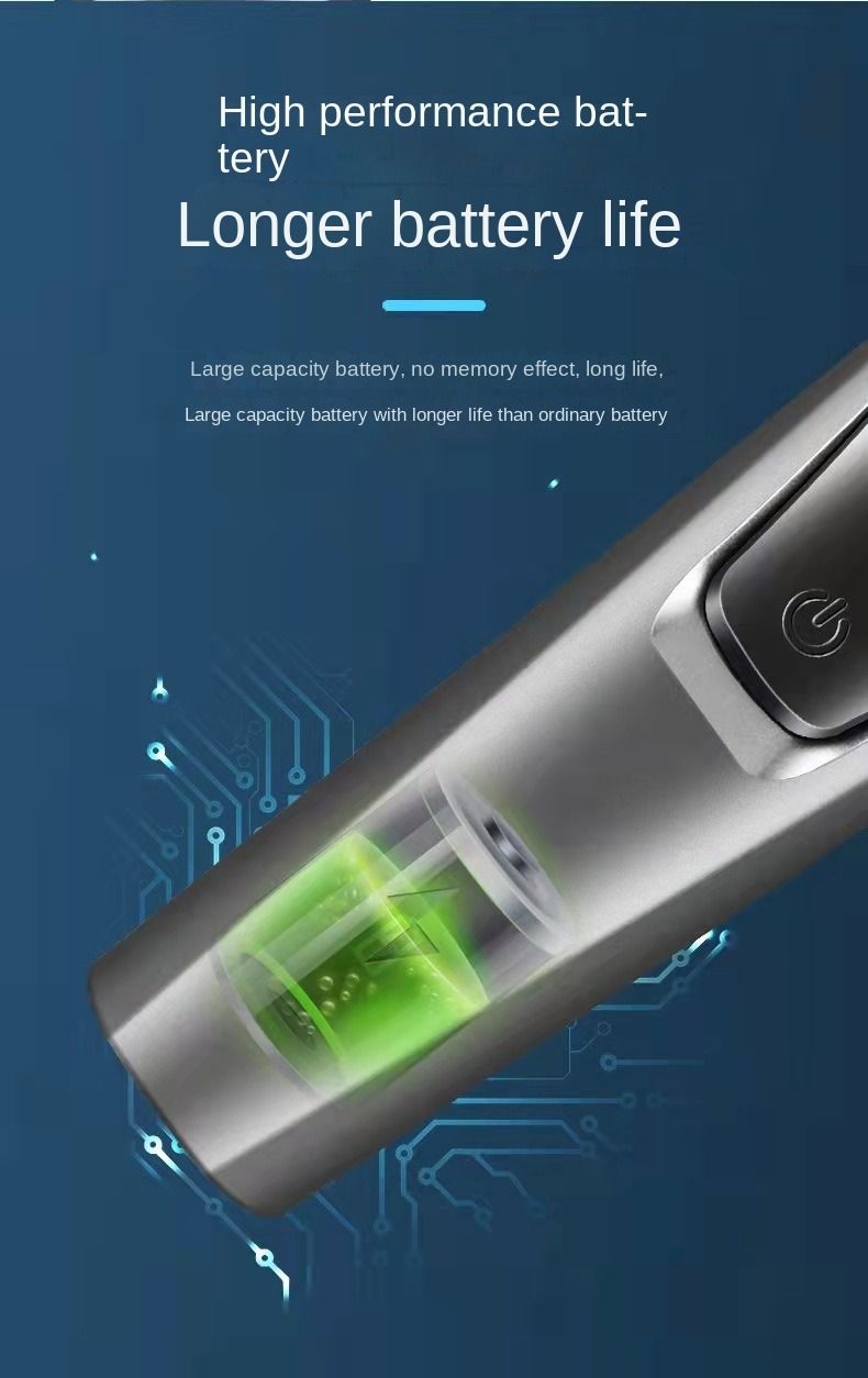 8806 dual-color optional stand-alone three-in-one shaver USB rechargeable shaving razor