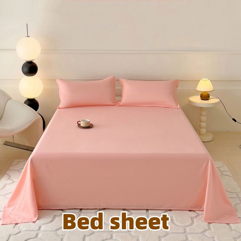 120*230cm ,150*230cm,180*230cm,220*230cm,230*250cm,Bed Sheet pillowcase Aloe vera cotton, washed cotton, bed sheets, plain brushed wool CRRSHOP 48*74cm pillow case free shipping