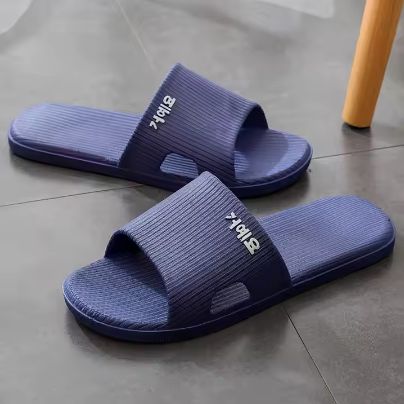 Summer women man comfortable home bathroom PVC slides slipper sandals