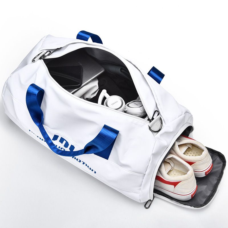 Large Capacity Dry Wet Separation Gym Bag, Yoga Sports Crossbody Bag, Portable Basketball Travel Bag for Men and Women