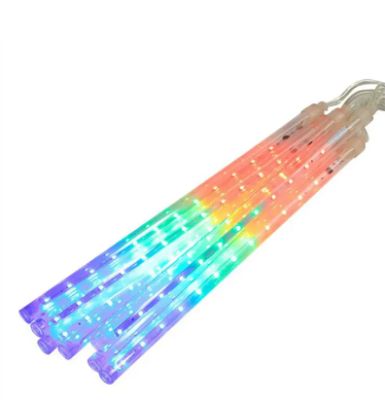 Waterproof EU Plug Garland 8 Tube LED Meteor Shower String Lights Icicle Snowfall Christmas Decoration