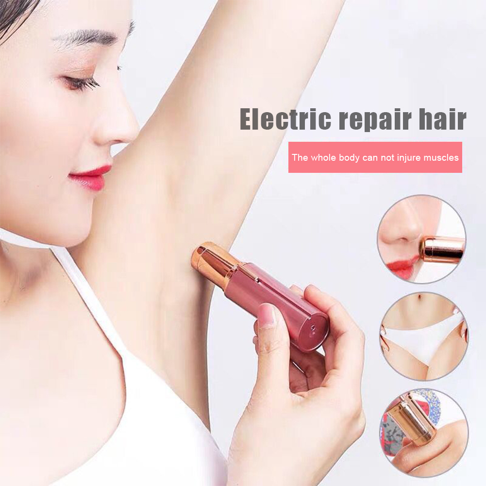 8891 Portable Eyebrow Epilator Electric Mini Eyebrow Trimmer Women Lipstick Shape Shaver Body Facial Lipstick Hair Remover