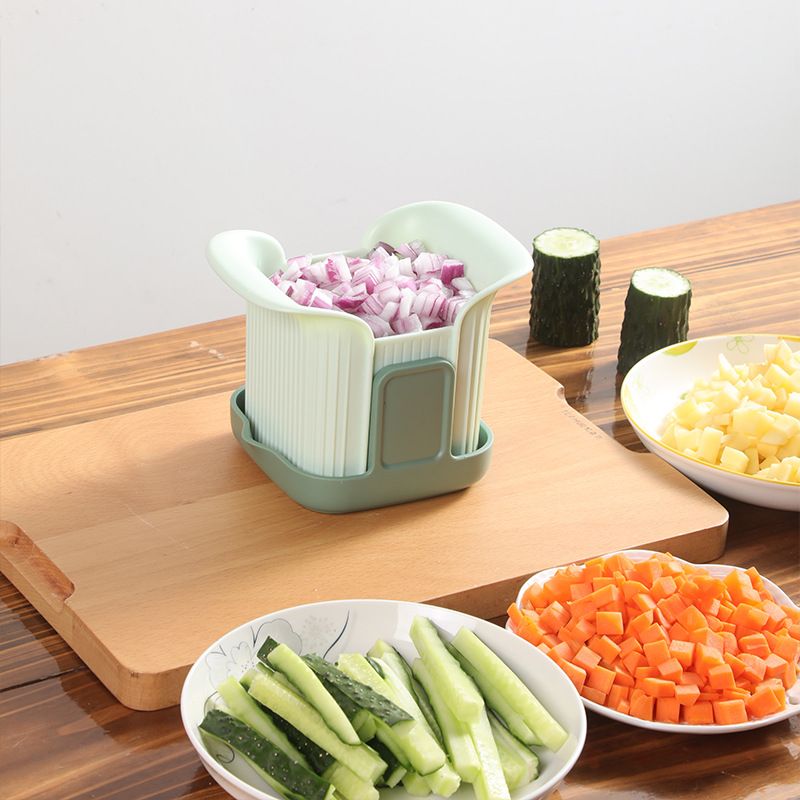 Kitchen Tools Hand Press Chips Making Tool Vegetable Cutter Carrot Onions Chopper Manual Vegetable Slicer Dicing