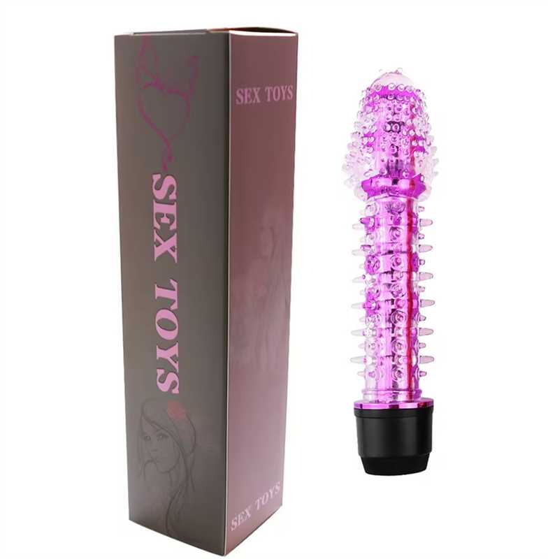 Dildo,Penis,Dragon Whisker Stick Crystal Prickly Single Vibrator, Female Masturbation AV Massager, Simulation Penis Adult Product,Adult Toy.