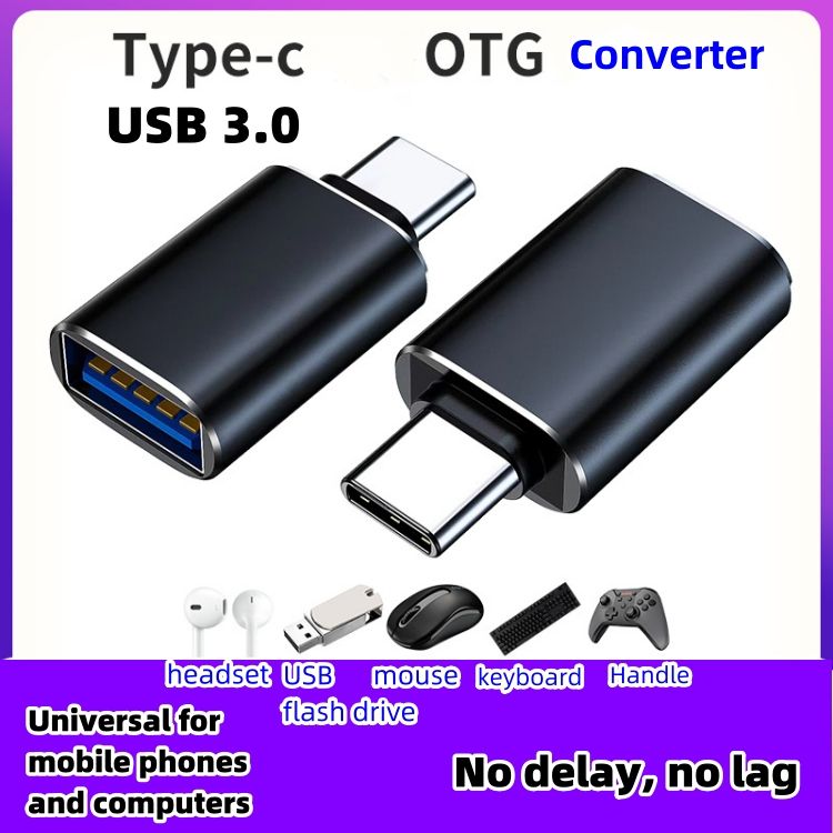 OTG adapter USB3.0 adapter PD adapter cable Mobile Mouse and Keyboard Converter CRRSHOP digital Phone LCD USB transfer Universal for mobile phones and computers