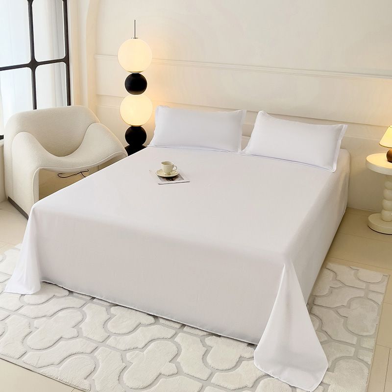 120*230cm ,150*230cm,180*230cm,220*230cm,230*250cm,Bed Sheet pillowcase Aloe vera cotton, washed cotton, bed sheets, plain brushed wool CRRSHOP 48*74cm pillow case free shipping