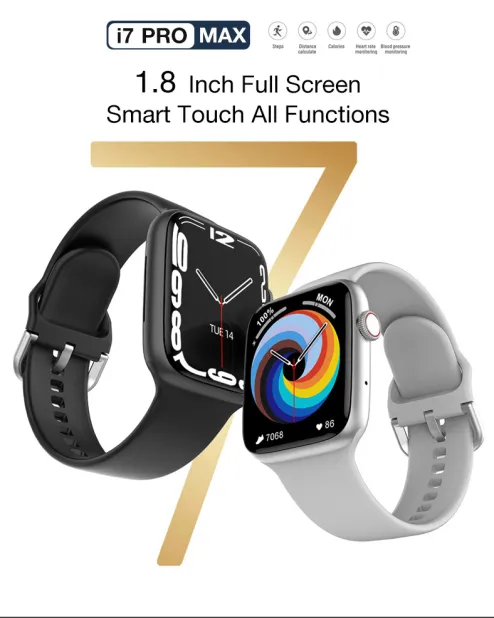 I7 Pro Max Smart Watch Sport Bluetooth Montre Intelligente