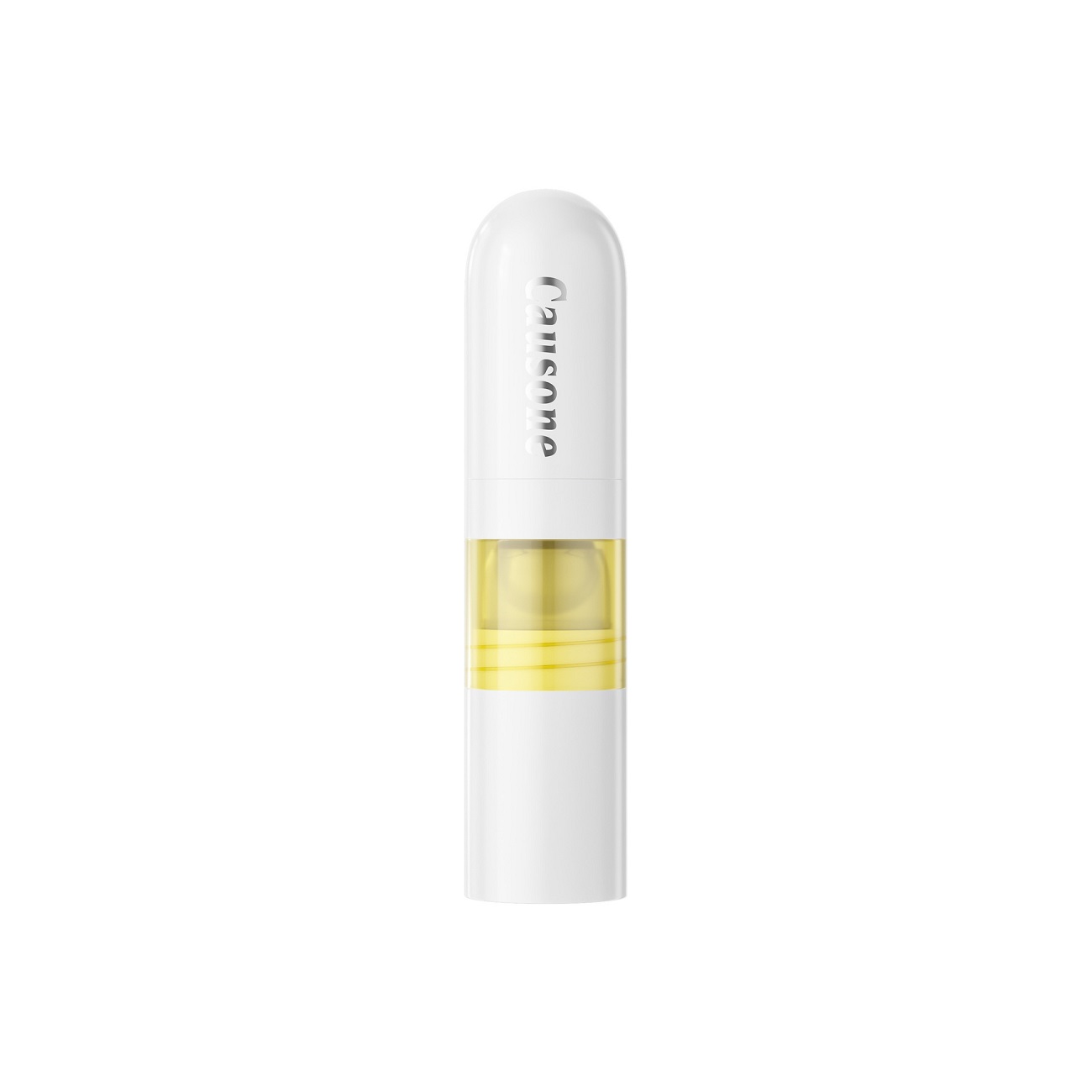 CAUSONE Thai Double-ended Nasal Inhaler, Lemon Mint Scent Eight Immortals Stick with Massage Roller Ball, Dual Use Aromatherapy Nasal Stick for Refreshing and Mind Boosting
