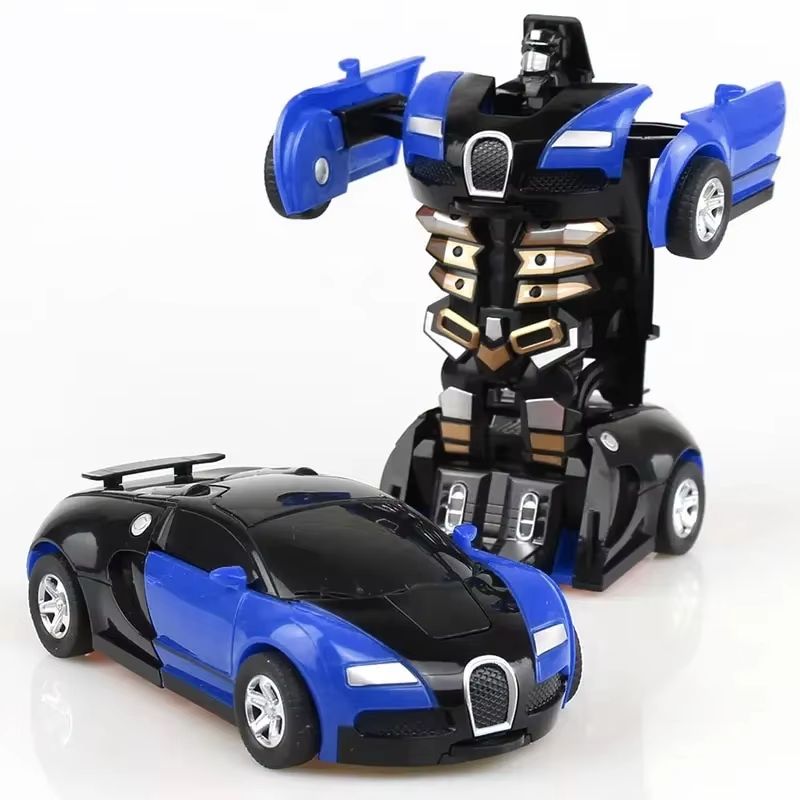 Transforming Robot With One Click Automatic Shape Conversion Boy Gift Toy Car Parent Child Interaction Model Car