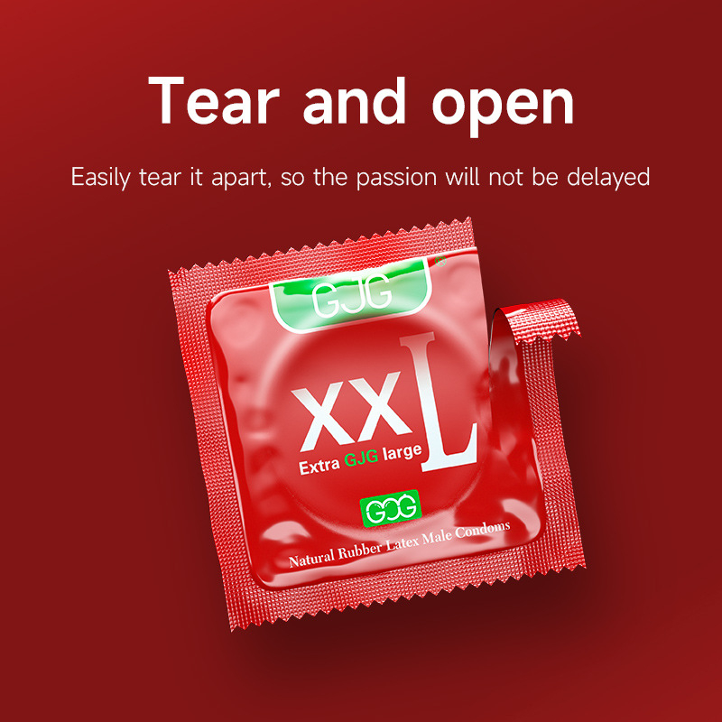 GJG 55mm Large Condom Large Condom Condom 10 Pack