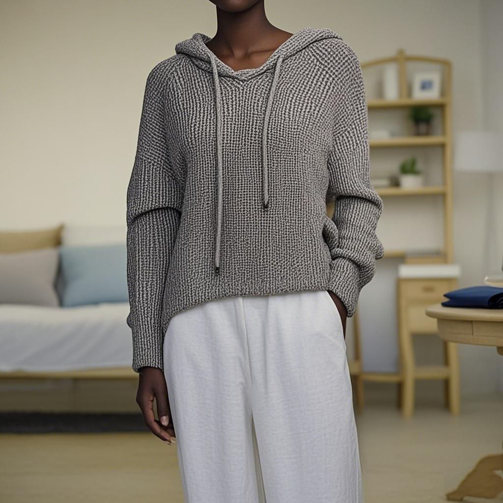 Wool Sweater Round Neck Women's Sweater