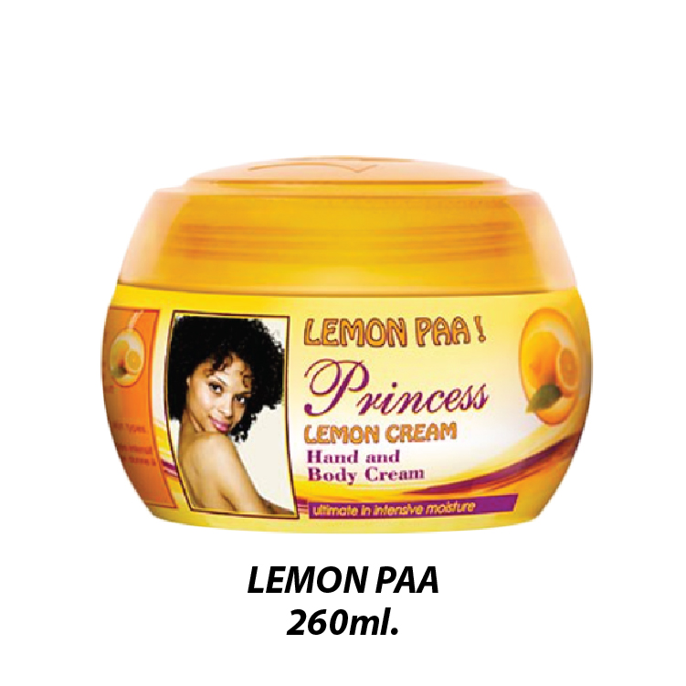 Princess Cocoa Butter Face and Body Cream, Aloe Paa Princess, Carro Paa Princess, Lemon Paa Princess