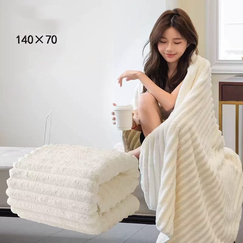 Antibacterial bath towel - 100% cotton absorbent and quick-drying bath towel for bathing