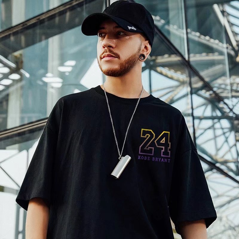 Oversize 8xl t shirt men s loose Kobe 24 summer new TospinoMall online shopping platform in GhanaTospinoMall Ghana online shopping