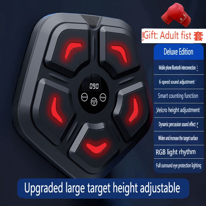 Music boxing target, intelligent Bluetooth boxing trainer, wall target, combat boxing machine, parent-child interactive device CRRSHOP Fitness Equipment free shipping Boxing