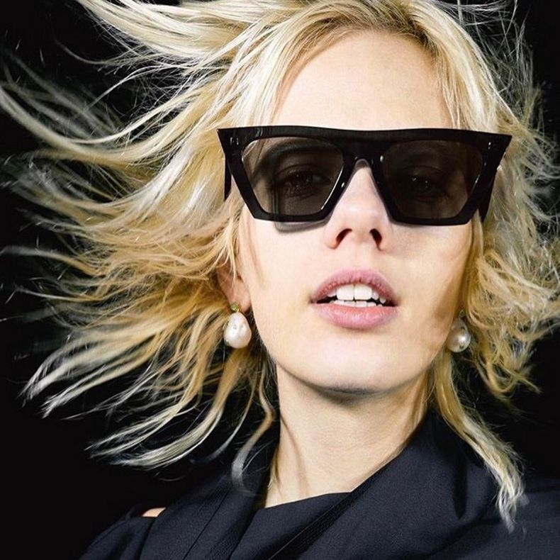 98057 Women's New Square Cat-Eye Sunglasses UV Protection Sunglasses