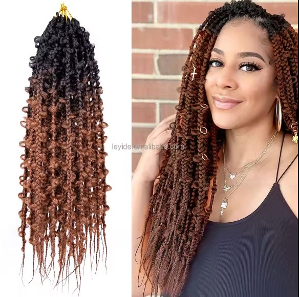  butterfly locs crochet braids river locs crochet hair synthetic hair soft faux locs crochet hair extensions