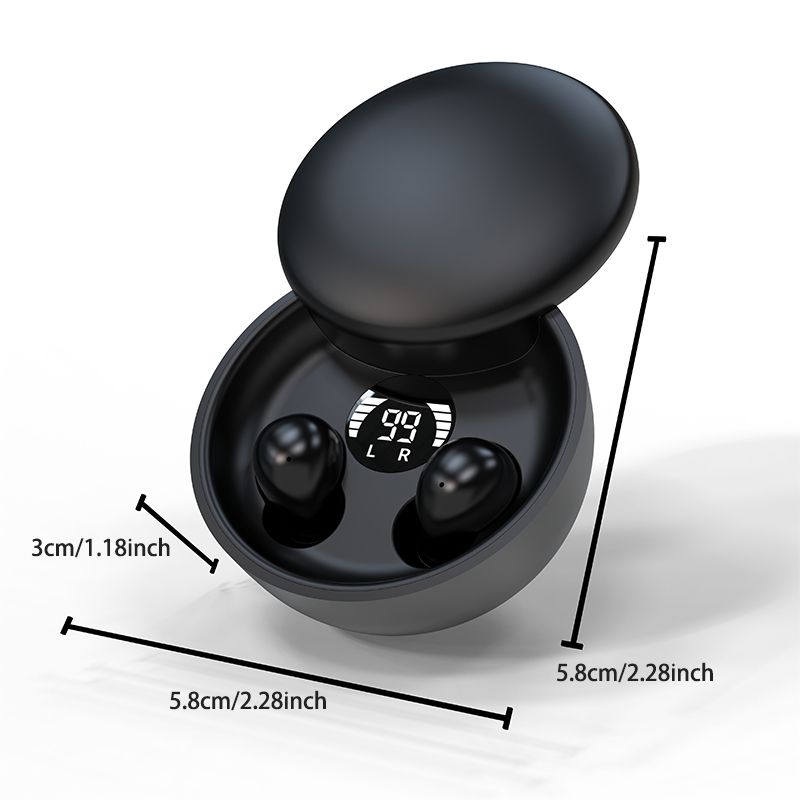 New SK26 Headset sliding wireless Bluetooth 5.4 earphones TWS ultra small super mini sleep invisible Headphones in ear earplugs