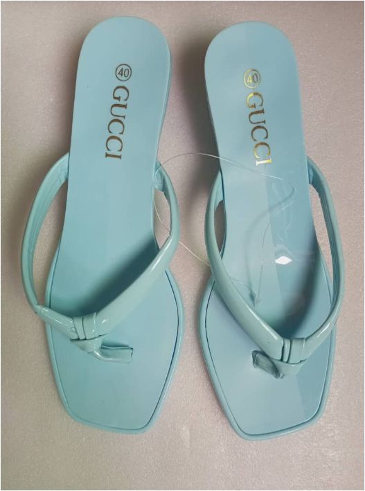 GUCCI Party Open-toed Slippers For Lady High Heel Flip Flop Sandals
