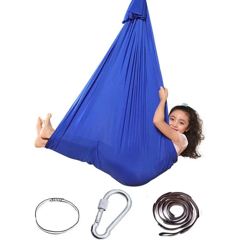Elastic 5 Meters 2017 Aerial Yoga Hammock Flying Swing Latest Multifunction Anti-gravity Yoga Belts for yoga training Yoga belt
