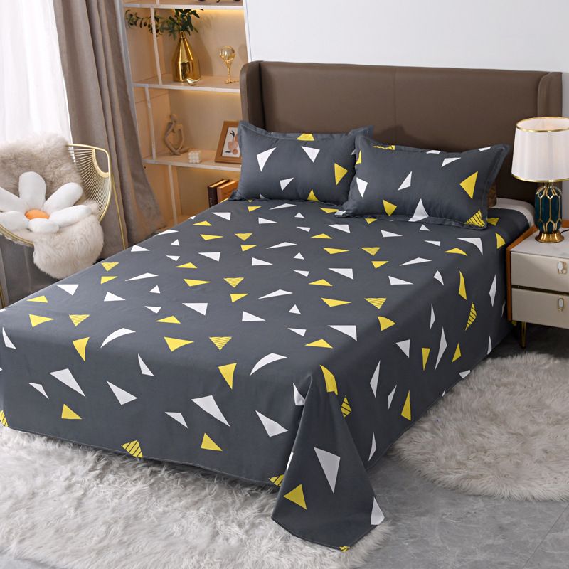 120*230cm,160*230cm,200*230cm,230*250cm Aloe vera cotton bed sheet pillow case 48*74cm CRRSHOP free shipping Matte bed cover pillowcase