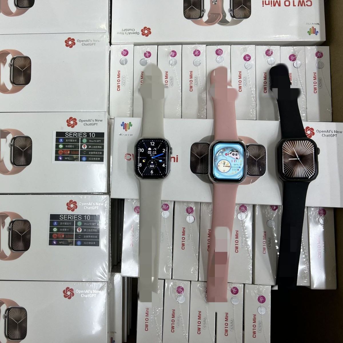 WearFIT CW10 Mini Smartwatch – AI ChatGPT, NFC Payments, 42mm Fitness Tracker – Best Price in GH!"