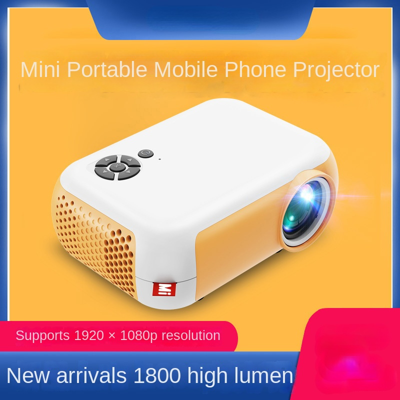 Mini projector Household LED screen portable outdoor small projector HD 1080 A10