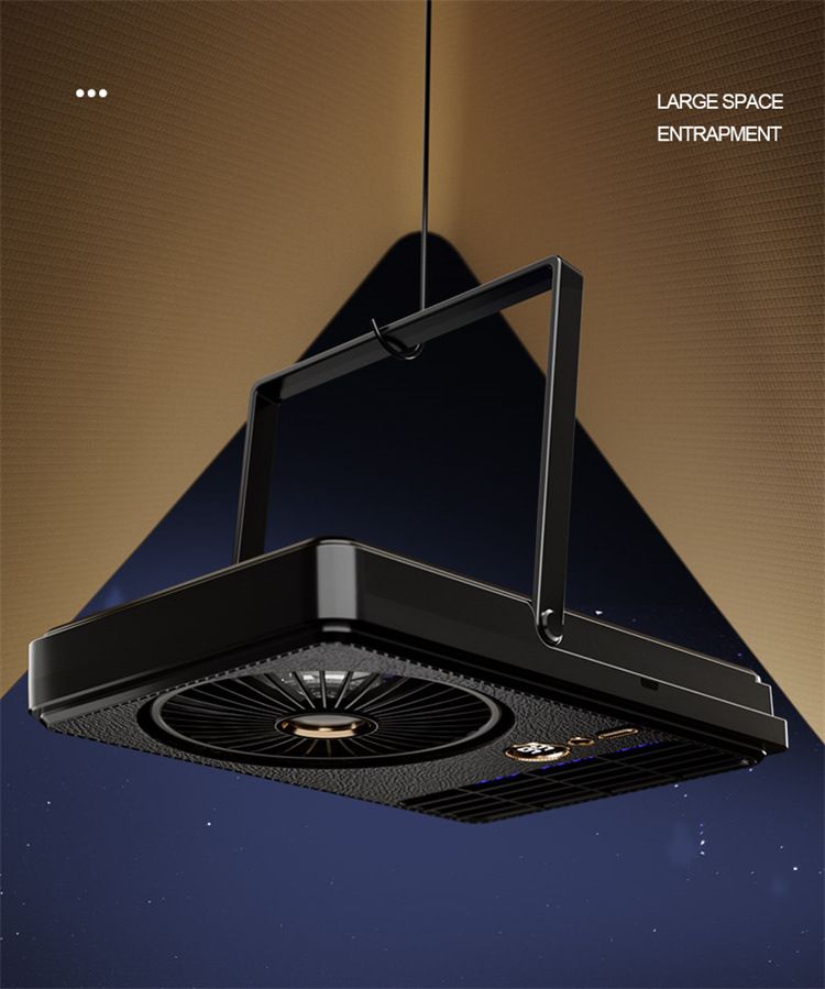 Indoor bedroom air conditioner fan mosquito killer lamp portable outdoor camping fan can be placed or hung two-in-one desktop fan mosquito killer lamp