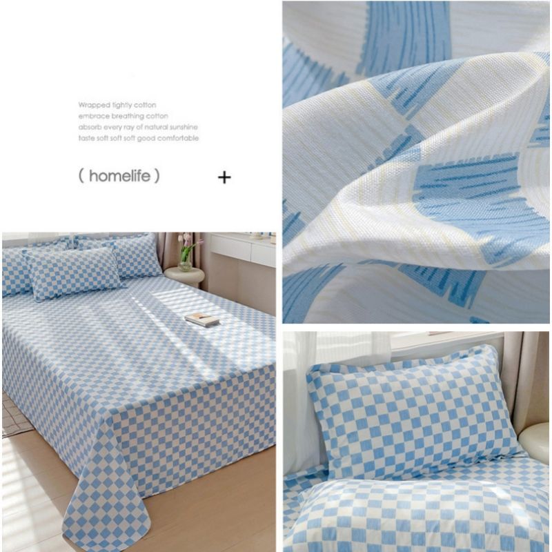 120*230cm ,150*230cm ,180*230cm,220*230cm ,230*250cm Washed cotton brushed bed sheets pillow cases CRRSHOP free shipping Bed cover pillowcase 48 * 74cm