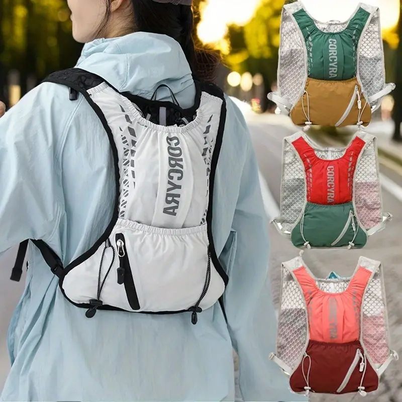 Lightweight Hydration Hiking Backpack, Portable Outdoor Daypack for Running, Cycling, Marathon, Trekking and Camping
