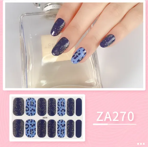 2pcs Transparent Round Number Nail Art Sticker Nail Polish Gel