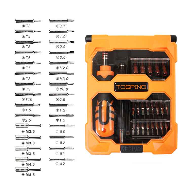 Tospino Tool Kits 33 in 1 Professional Multi-Functional Precision Screwdriver & Socket Set