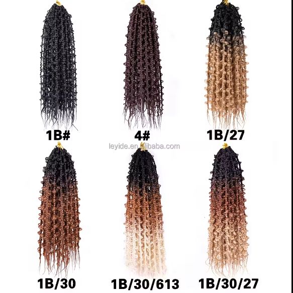  butterfly locs crochet braids river locs crochet hair synthetic hair soft faux locs crochet hair extensions