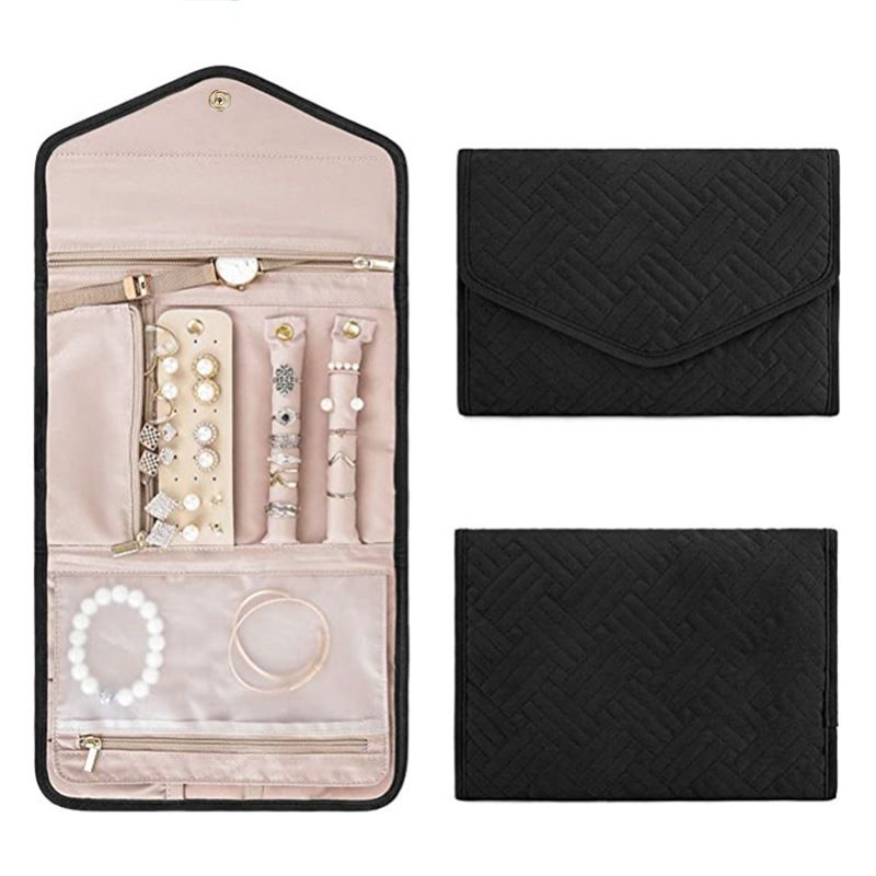 shb001 Folding Jewelry Bag Portable Travel Home Jewelry Box