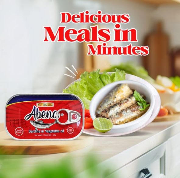 Abena Sardines in Vegetable Oil (125g)