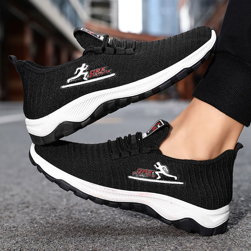2022 autumn breathable flying woven mesh tide shoes men's sports leisure comfortable running youth men's shoes men's shoes