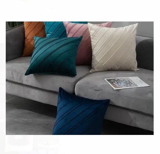 Sofa chair Cushion Pillow Home Decoration Geometric Custom Solid Color Diamond Embossing Polyester Living Room