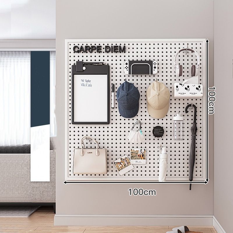 Metal Pegboard Panels for Wall Garage Utility Tools Pegboard Storage System for Workbench, Shop, Modular Peg Board Organizer Board Kit