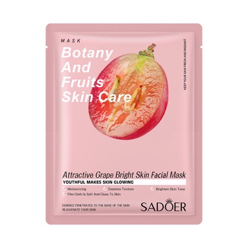 SADOER Botanical Rose Mask Oil control, hydration, brightening, moisturizing, soothing and softening skin,Botany and fruits skin care bright skin facial mask
