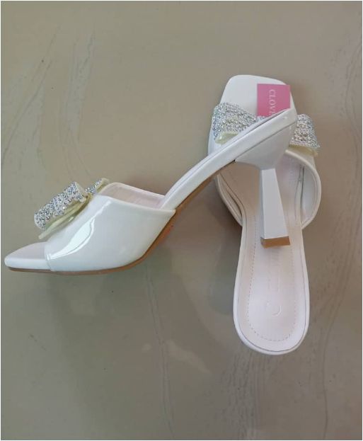 Diamond Rhinestone Butterfly-Flower Sandals Women 10cm Stiletto Heel Luxury Patent Leather Slingbacks Summer Mules
