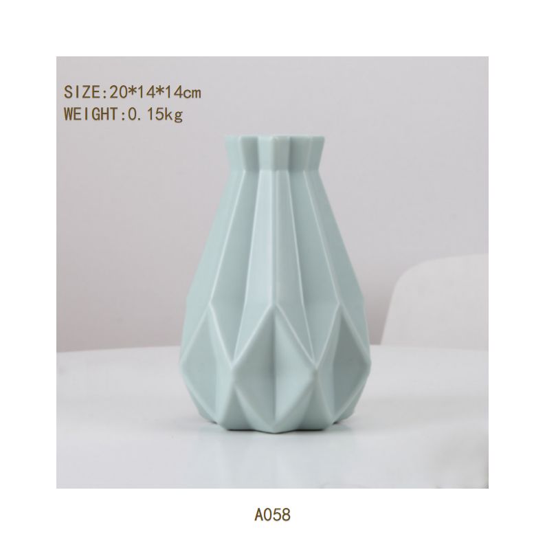 Vase ornaments living room flower arrangement American dining table modern luxury wind home TV cabinet dried flowers soft decorations plastic bottles group 5A058