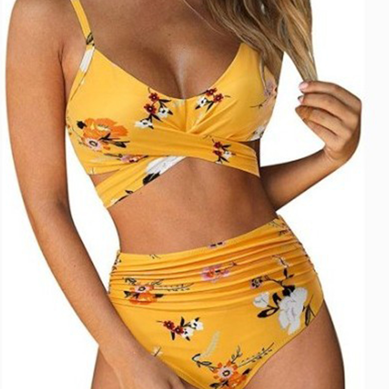 21520 Women Wrap Bikini Set Push Up High Waisted 2 Piece Swimsuits