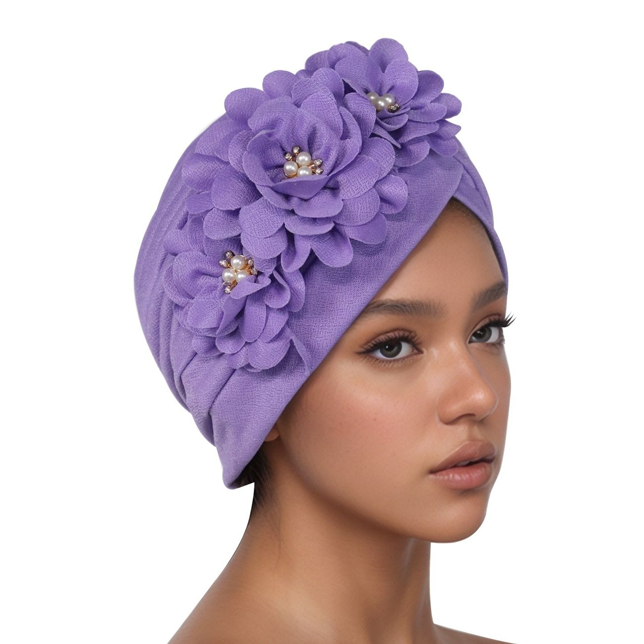 Fashion Selection Traditional Muslim Women's Headband Applique Fashion Casual Hat