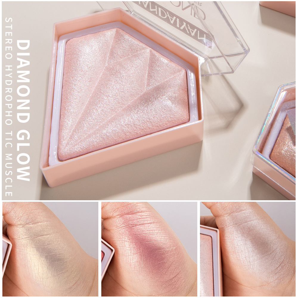 HANDAIYAN Illuminating Complexion Trimmer Shimmer Powder Nose Shadow Finishing Dimensional Highlighting Diamond Highlighter