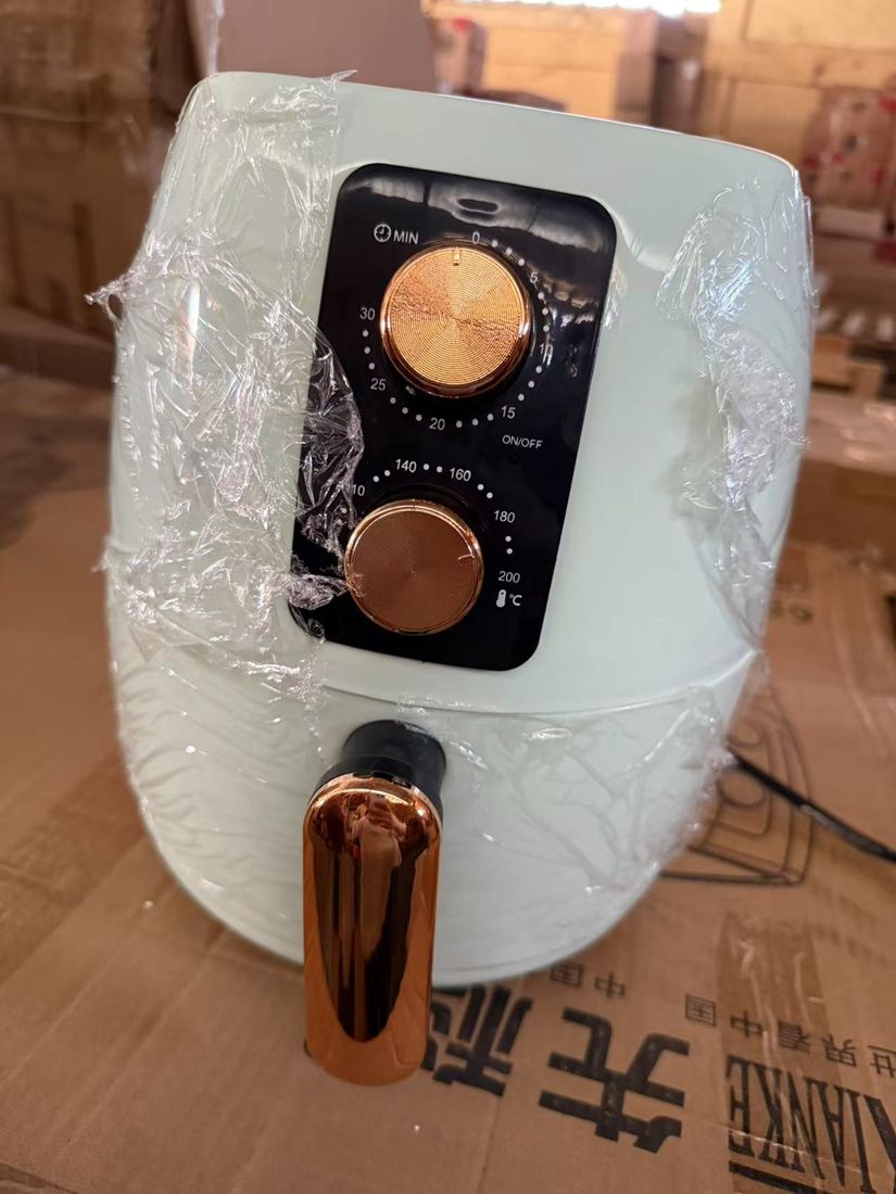 XIANKE household air fryer 6.5L multi-function smokeless electric fryer visual French fries chicken wings baking large capacity smart electric oven air fryer
